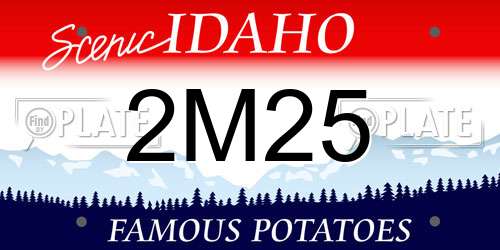 2M25 Idaho License Plate