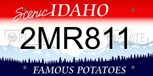 2MR811 Idaho License Plate