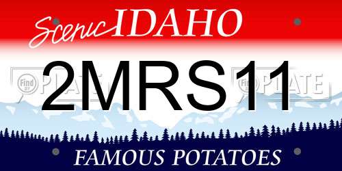 2MRS11 Idaho License Plate