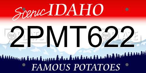 2PMT622 Idaho License Plate