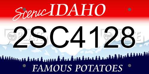 2SC4128 Idaho License Plate