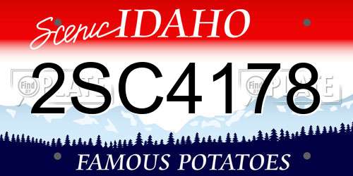 2SC4178 Idaho License Plate