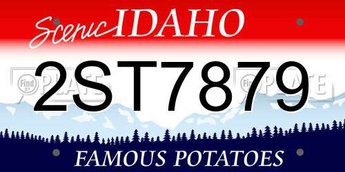 2ST7879 Idaho License Plate