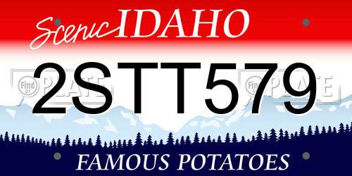 2STT579 Idaho License Plate