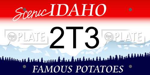 2T3 Idaho License Plate