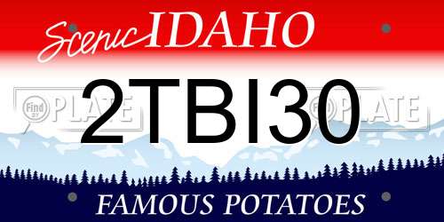 2TBI30 Idaho License Plate