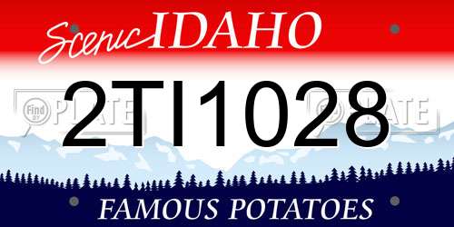2TI1028 Idaho License Plate