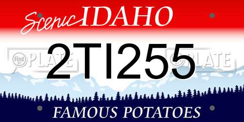 2TI255 Idaho License Plate