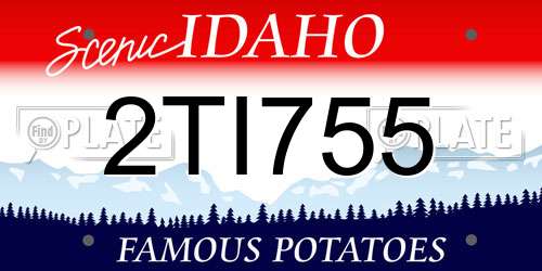 2TI755 Idaho License Plate