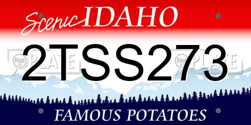 2TSS273 Idaho License Plate