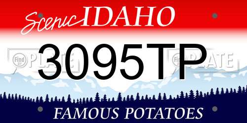 3095TP Idaho License Plate