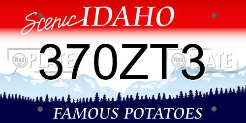 370ZT3 Idaho License Plate