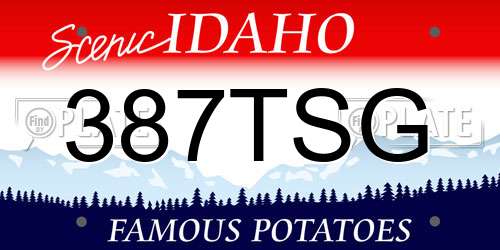 387TSG Idaho License Plate