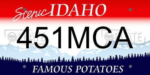 451MCA Idaho License Plate