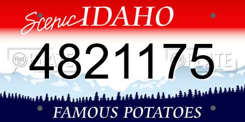 4821175 Idaho License Plate