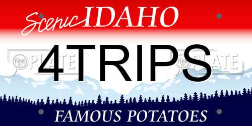4TRIPS Idaho License Plate