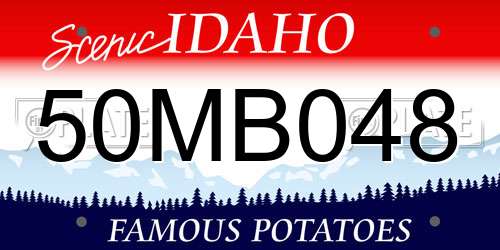 50MB048 Idaho License Plate