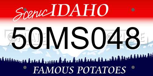 50MS048 Idaho License Plate