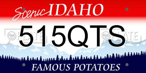 515QTS Idaho License Plate