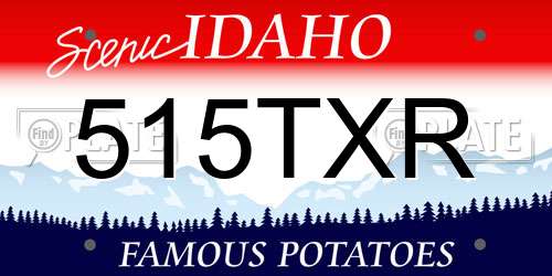 515TXR Idaho License Plate
