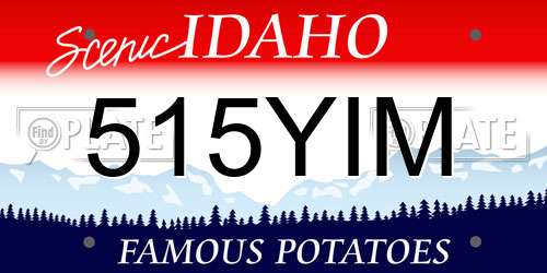 515YIM Idaho License Plate