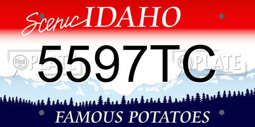 5597TC Idaho License Plate