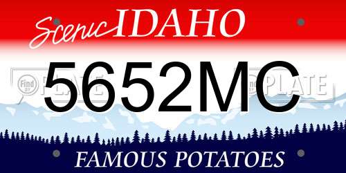 5652MC Idaho License Plate
