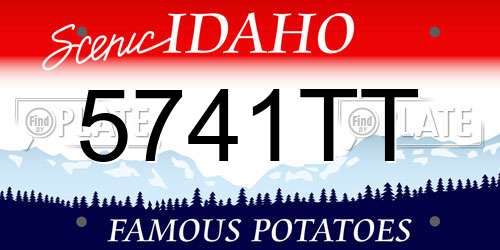 5741TT Idaho License Plate