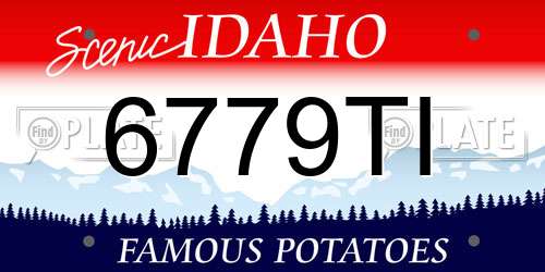 6779TI Idaho License Plate