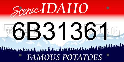 6B31361 Idaho License Plate