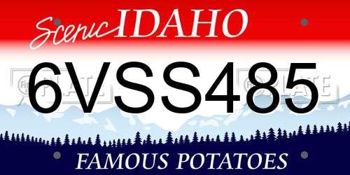 6VSS485 Idaho License Plate
