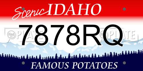 7878RQ Idaho License Plate