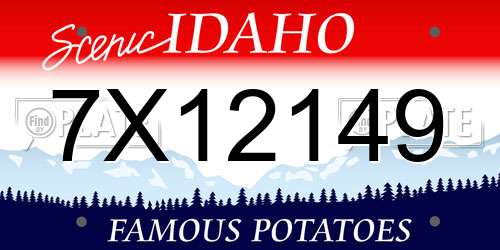7X12149 Idaho License Plate