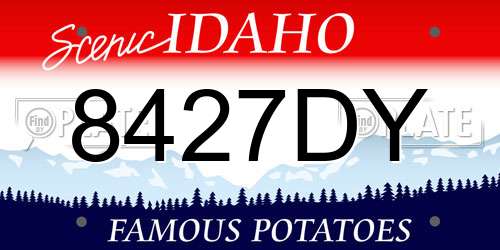 8427DY Idaho License Plate