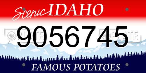 9056745 Idaho License Plate