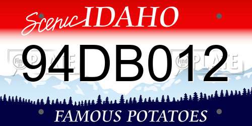 94DB012 Idaho License Plate