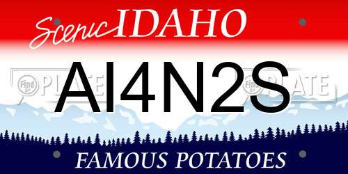 AI4N2S Idaho License Plate