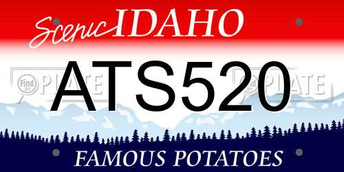 ATS520 Idaho License Plate