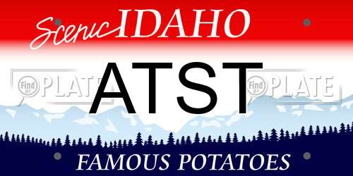 ATST Idaho License Plate