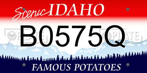 B0575Q Idaho License Plate