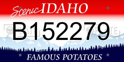 B152279 Idaho License Plate