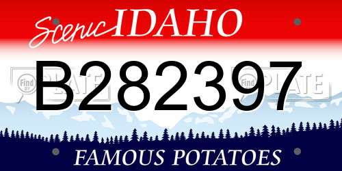 B282397 Idaho License Plate