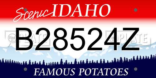 B28524Z Idaho License Plate
