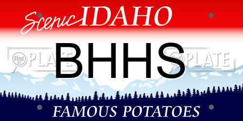 BHHS Idaho License Plate