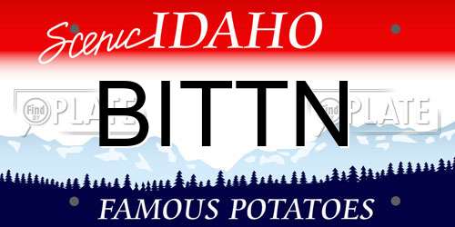 BITTN Idaho License Plate