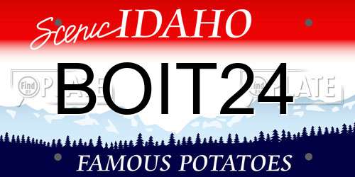 BOIT24 Idaho License Plate