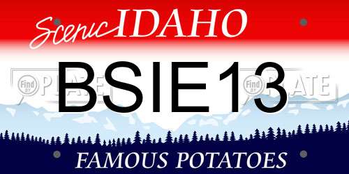 BSIE13 Idaho License Plate