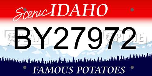 BY27972 Idaho License Plate