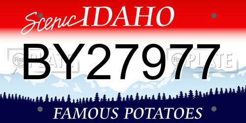 BY27977 Idaho License Plate