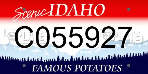 C055927 Idaho License Plate